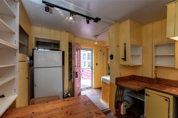 Interior, Kitchen, Wood Texture Flooring