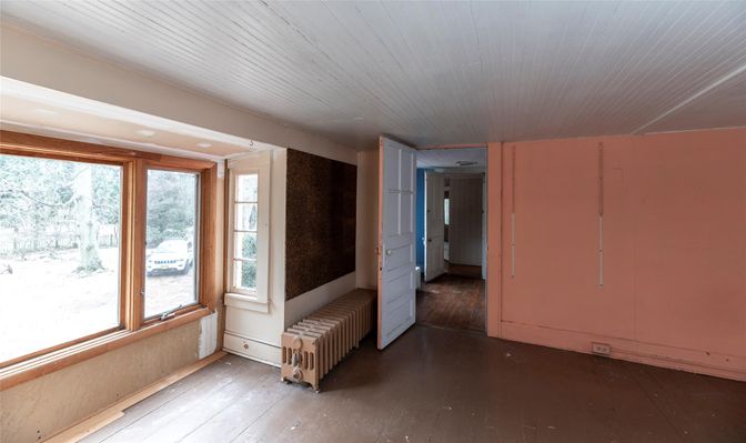 Empty room, Interior, Wood Texture Flooring