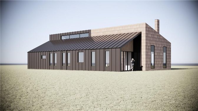 Backyard, Exterior, Facade, Modern