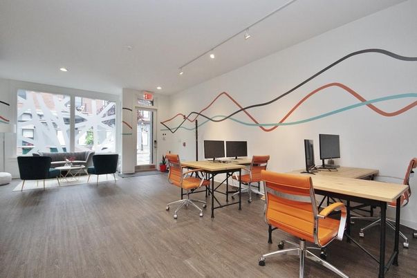 Home Office, Interior, Living room, Recessed Lighting, Wood Texture Flooring