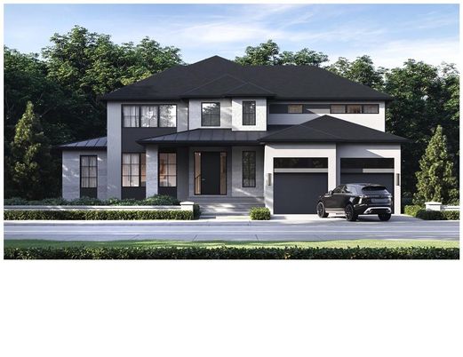 Attached, Exterior, Facade, Modern