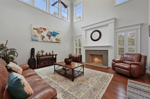 Fireplace, Interior, Living room, Wood Texture Flooring