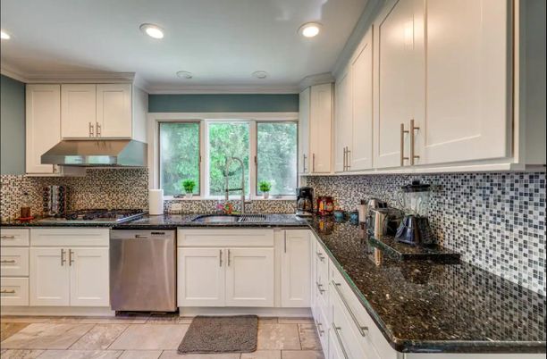 Interior, Kitchen, Recessed Lighting, Stainless Steel Appliances