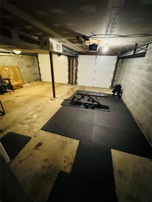 Fitness Equipment, Garage, Interior, Stone Walls