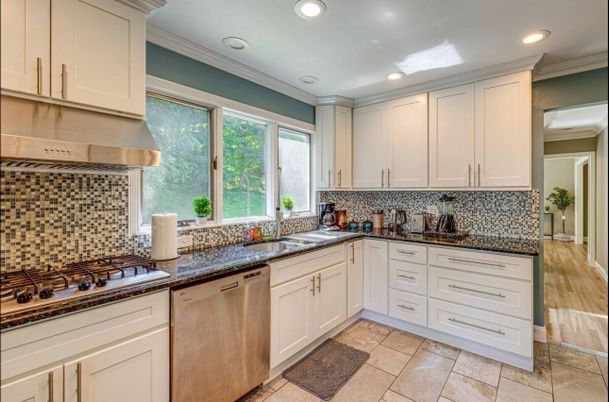 Interior, Kitchen, Recessed Lighting, Stainless Steel Appliances