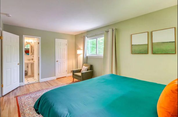 Bedroom, Interior, Wood Texture Flooring