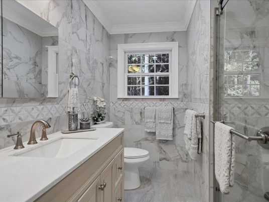 Bathroom, Interior, Marble, Marble Walls