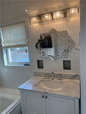 Bathroom, Interior, Marble Walls