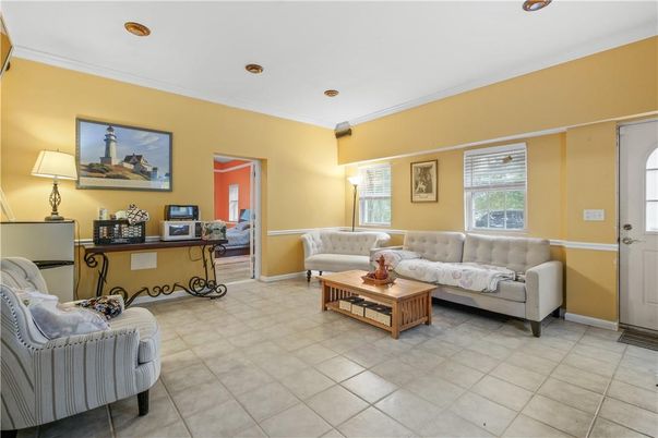 Interior, Living room, Recessed Lighting