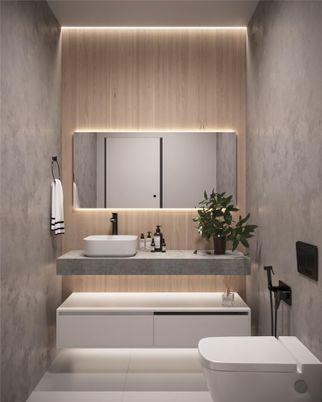 Bathroom, Dual Sink Vanities, Interior