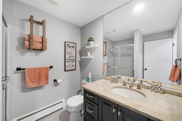 Bathroom, Glass Shower, Interior