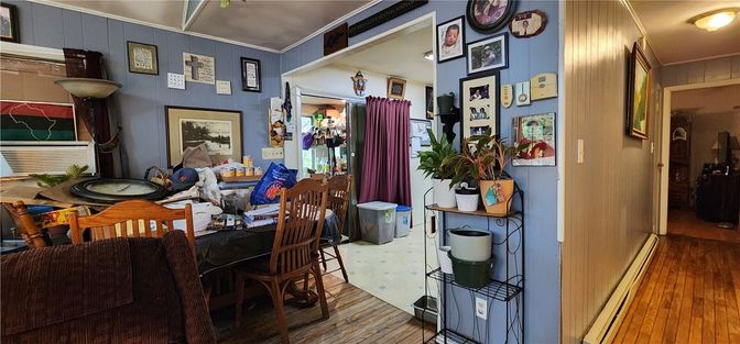 Dining room, Interior, Wood Texture Flooring