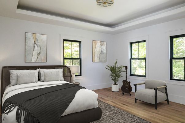 Bedroom, Interior, Wood Texture Flooring