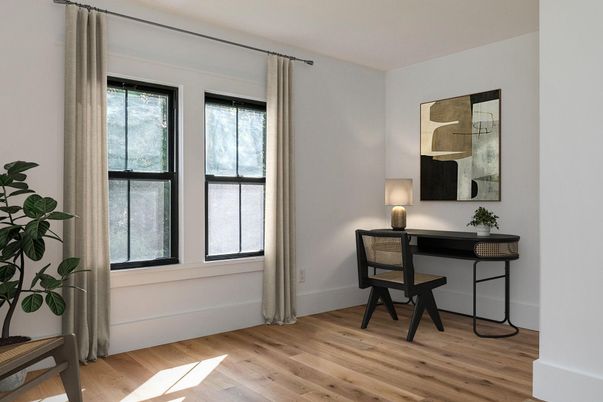 Home Office, Interior, Wood Texture Flooring