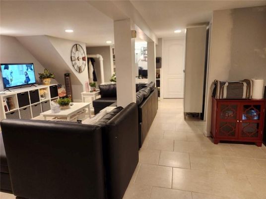 Interior, Living room, Recessed Lighting