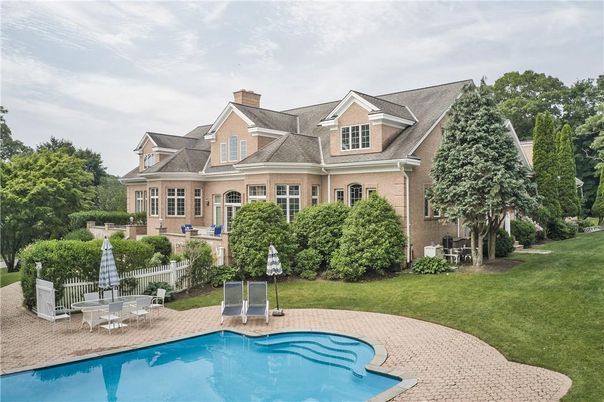 Backyard, Exterior, Facade, Pool, French Provincial