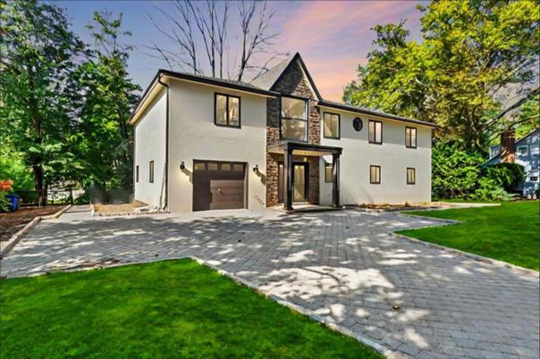 Attached, Backyard, Exterior, Facade, Farmhouse