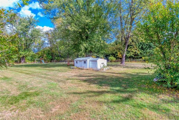 Backyard, Detached Garage, Exterior