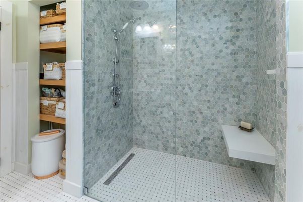 Bathroom, Glass Shower, Interior