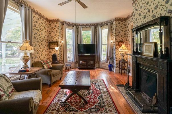 Fireplace, Interior, Living room, Wood Texture Flooring