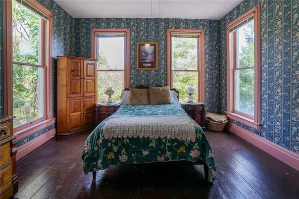 Bedroom, Interior, Wood Texture Flooring