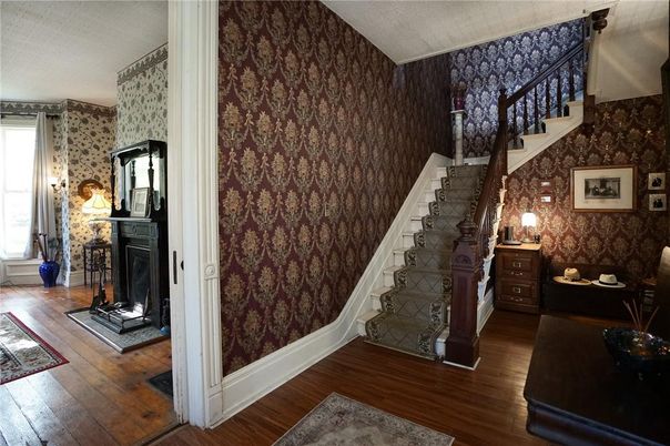 Fireplace, Interior, Wood Texture Flooring