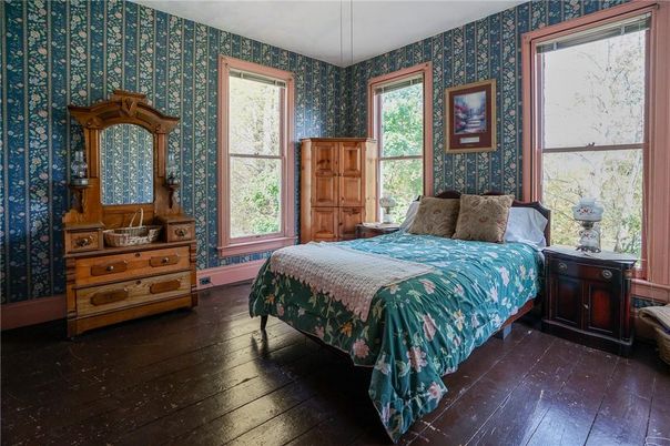 Bedroom, Interior, Wood Texture Flooring
