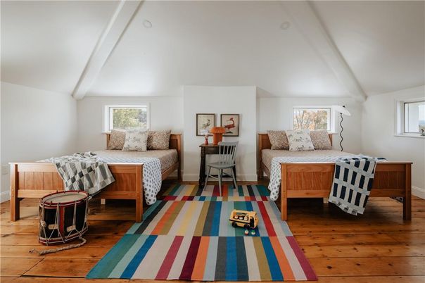 Bedroom, Interior, Wood Texture Flooring