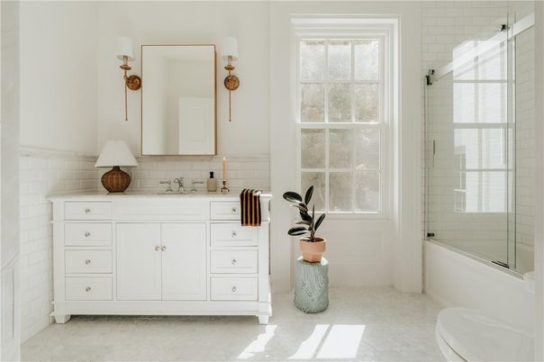 Bathroom, Glass Shower, Interior