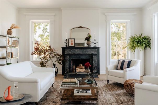 Fireplace, Interior, Living room, Wood Texture Flooring