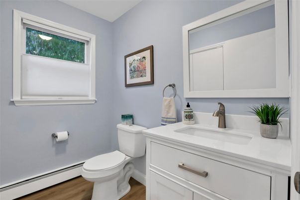 Bathroom, Interior, Wood Texture Flooring