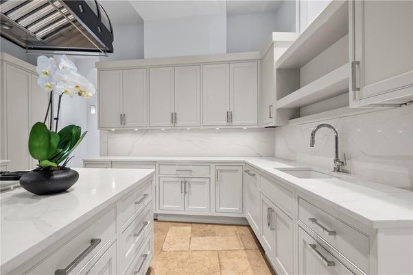 Interior, Kitchen, Marble Walls