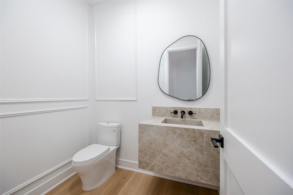 Bathroom, Interior, Wood Texture Flooring