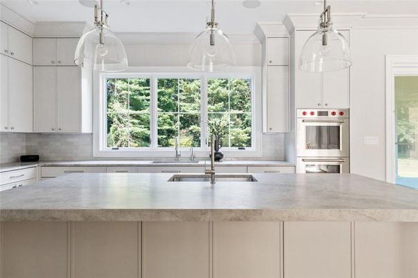 Interior, Kitchen, Pendant Lights, Stainless Steel Appliances