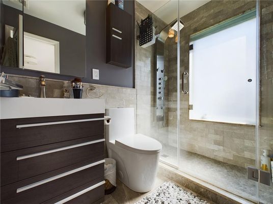 Bathroom, Glass Shower, Interior