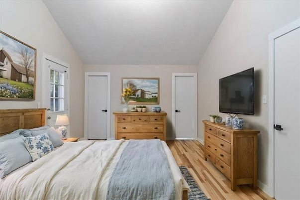 Bedroom, Interior, Wood Texture Flooring