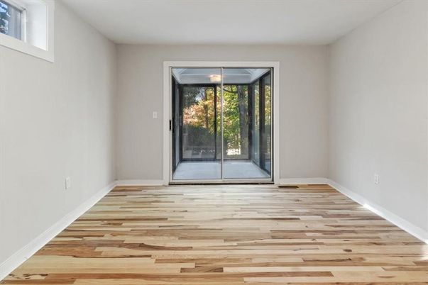 Empty room, Interior, Wood Texture Flooring