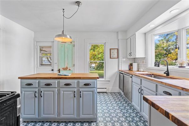 Interior, Kitchen, Pendant Lights, Recessed Lighting