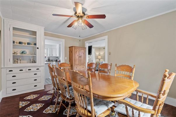 Dining room, Interior, Wood Texture Flooring