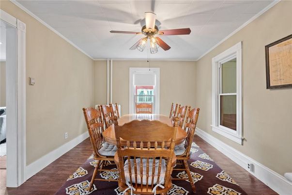 Dining room, Interior, Wood Texture Flooring