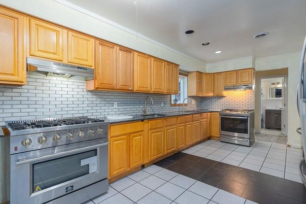Interior, Kitchen, Recessed Lighting, Stainless Steel Appliances