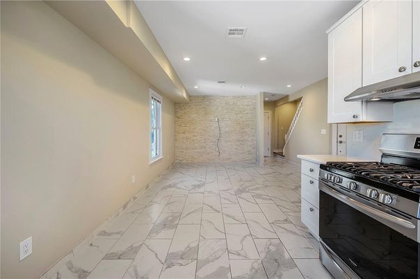 Interior, Kitchen, Marble, Recessed Lighting