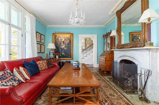 Chandelier, Fireplace, Interior, Living room, Wood Texture Flooring