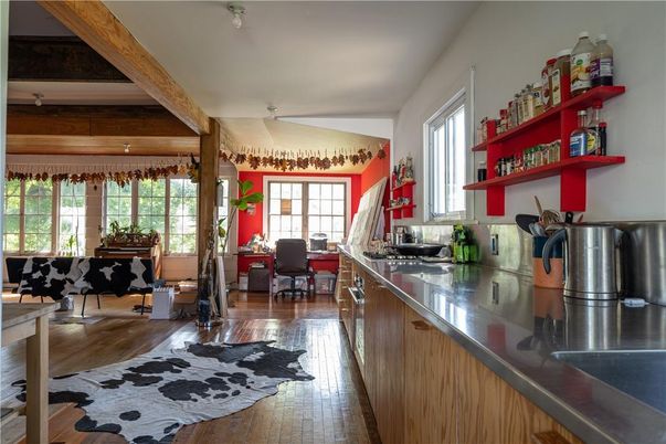 Dining room, Interior, Living room, Wooden Beams, Wood Texture Flooring