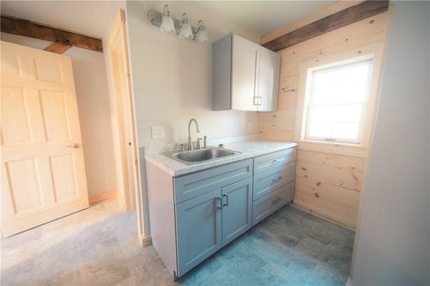 Bathroom, Interior, Wooden Beams, Wooden Walls