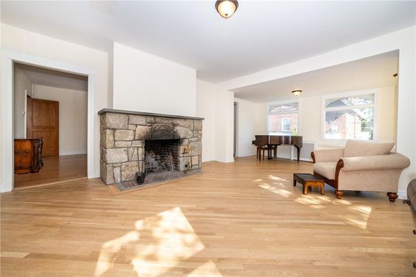 Fireplace, Interior, Living room, Piano, Wood Texture Flooring