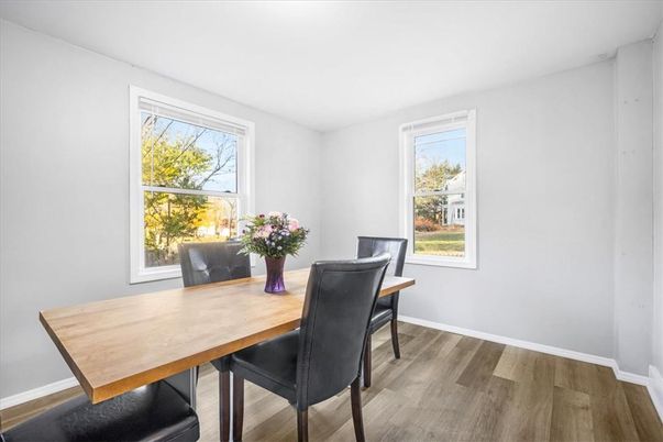 Dining room, Interior, Wood Texture Flooring