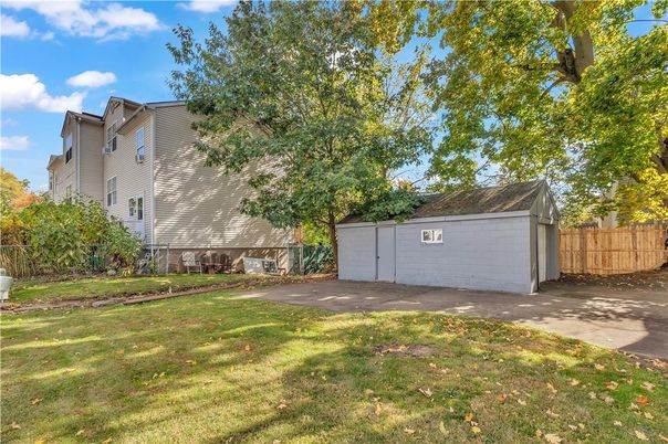 Backyard, Detached Garage, Exterior