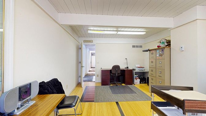 Home Office, Interior, Wood Texture Flooring