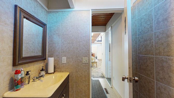 Bathroom, Interior, Wooden Ceilings